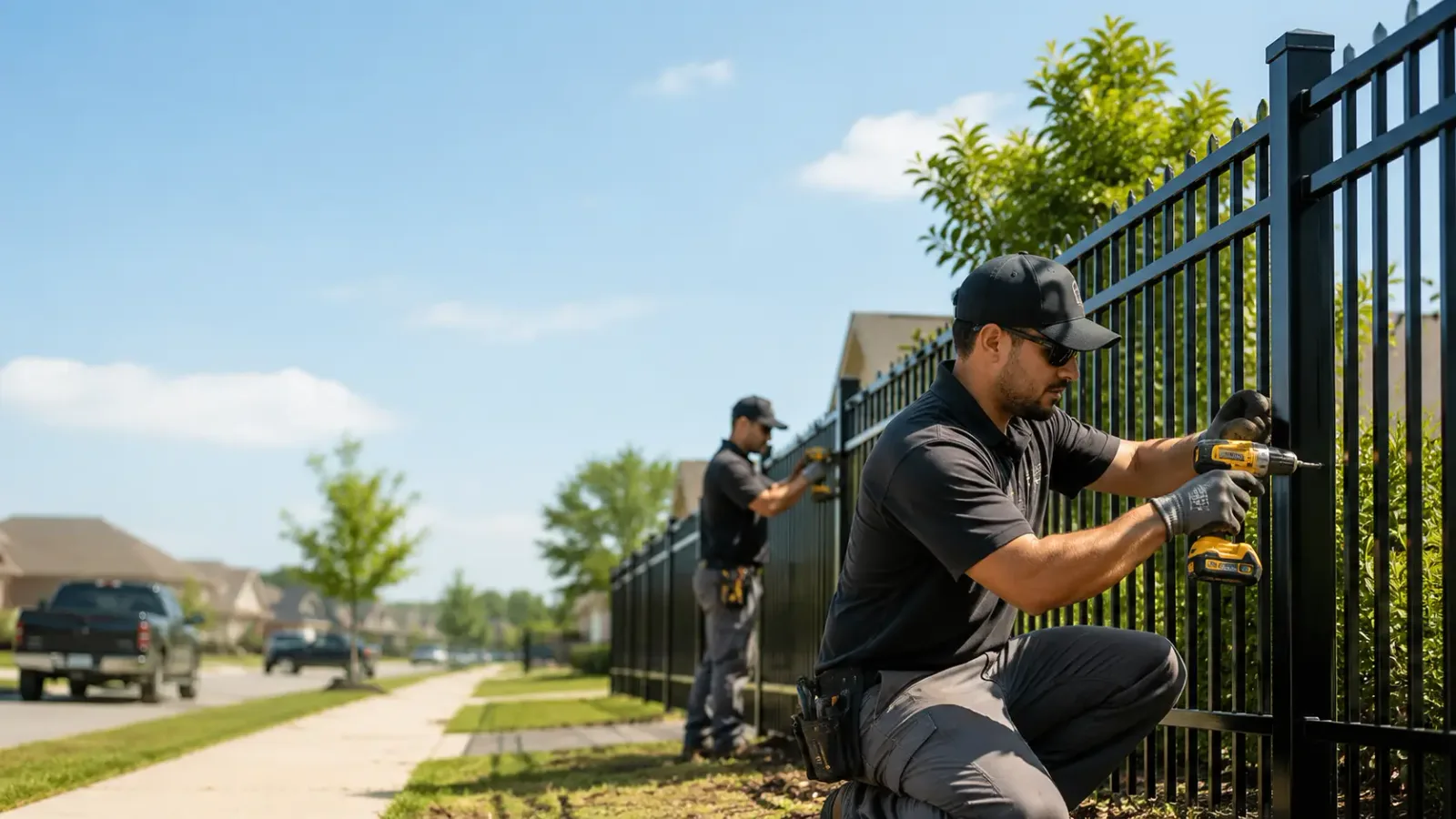Metal Fence Installation in Benton, IA